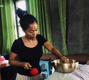 NARUCHA PIBOON Chi Nei Tsang Therapy - Tok Sen Abdominal Massage - Himalayan Sound Bowl Healing